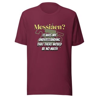 Messiaen math Unisex t-shirt | Bella + Canvas 3001